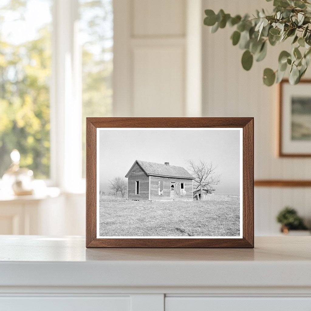 Abandoned House on Charles Barnhard Farm January 1937 - Available at KNOWOL