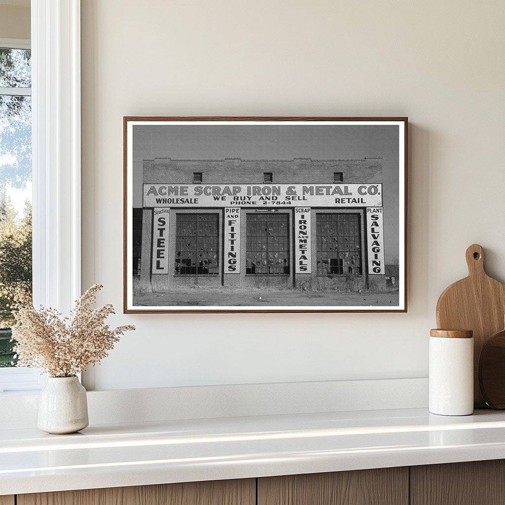 Abandoned Industrial Plant Oklahoma City January 1940 - Available at KNOWOL