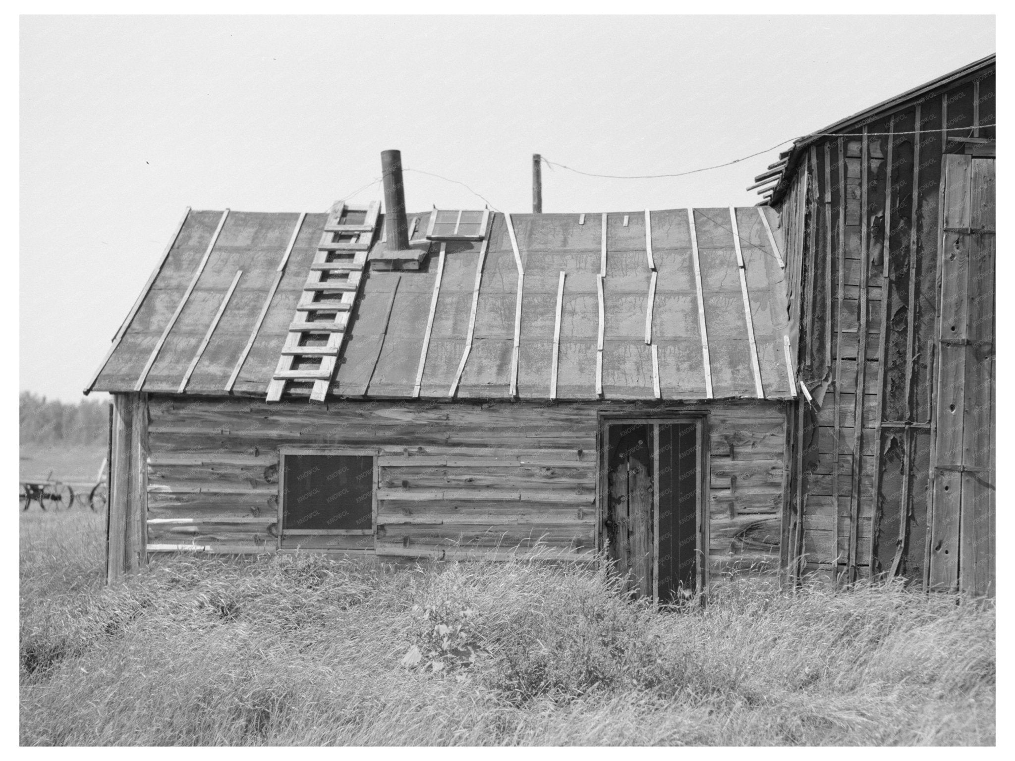 Abandoned Lumber Camp Gemmel Minnesota August 1937 - Available at KNOWOL