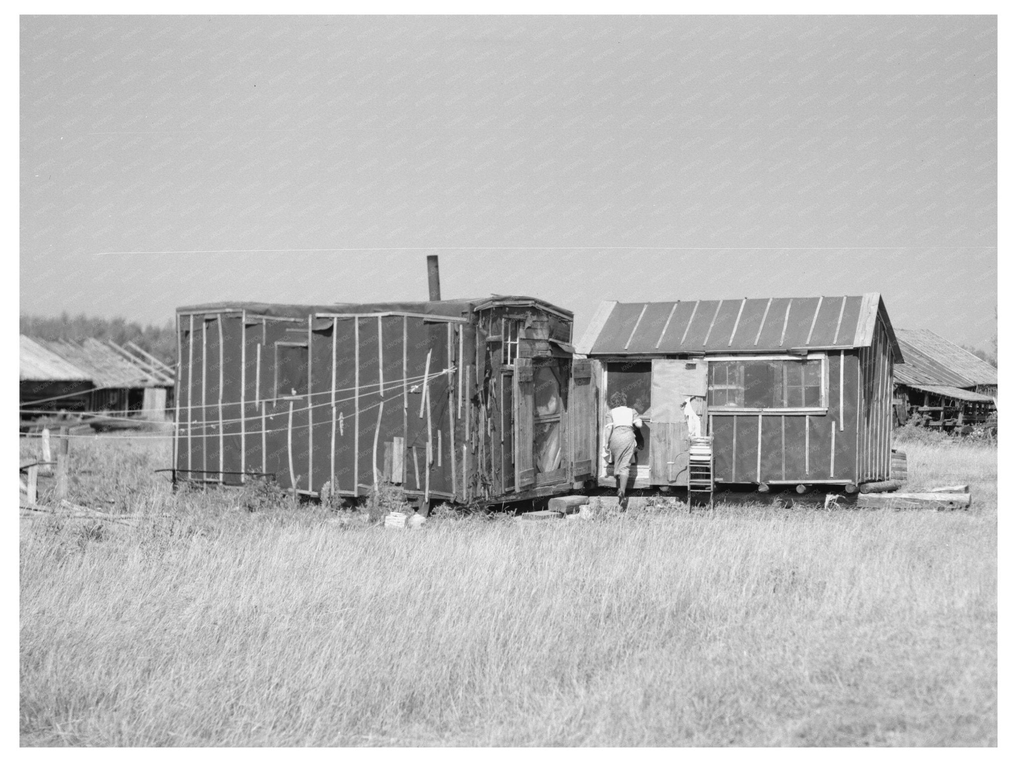 Abandoned Lumber Camp in Gemmel Minnesota 1937 - Available at KNOWOL