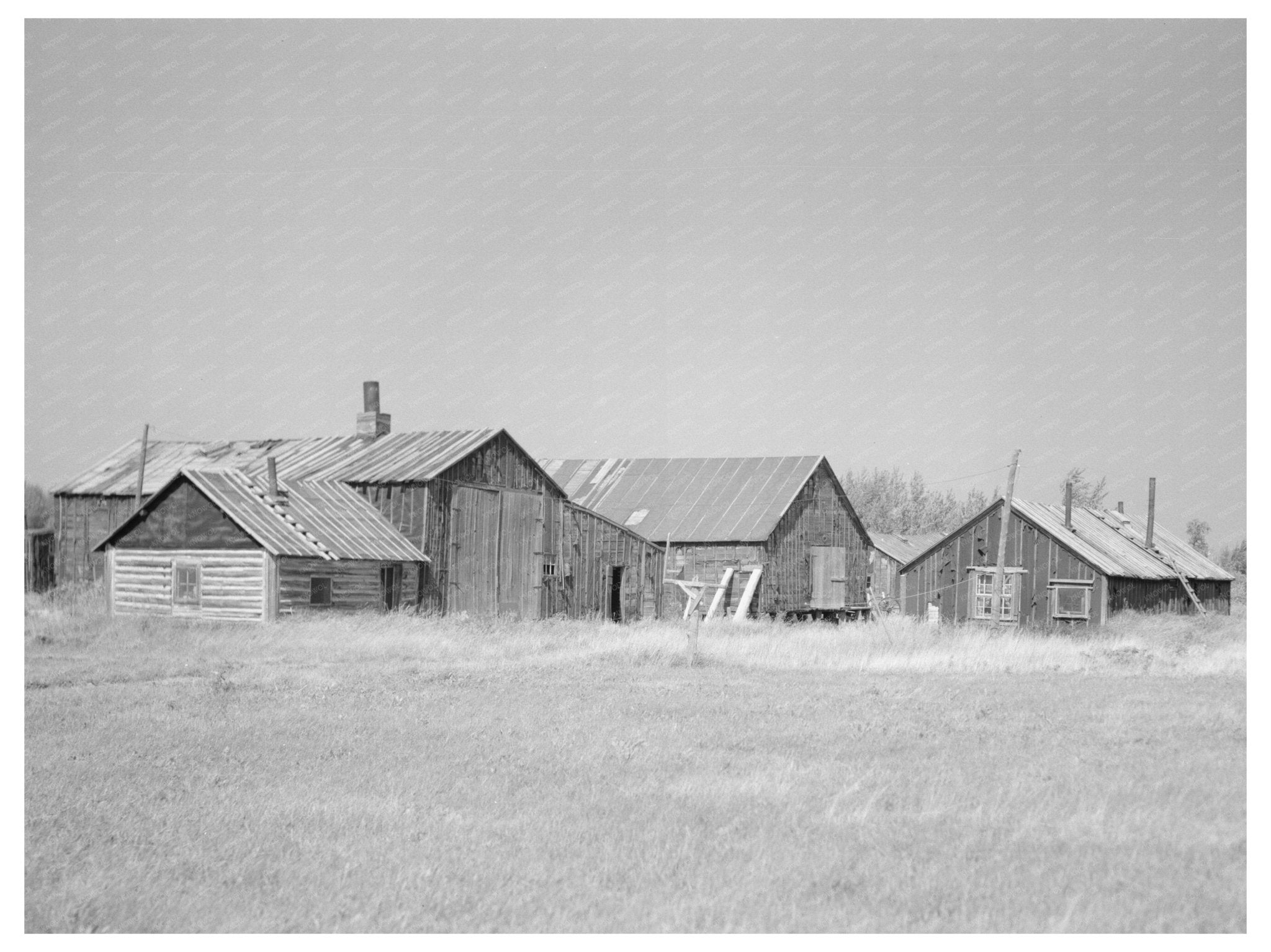 Abandoned Lumber Camp in Minnesota August 1937 - Available at KNOWOL