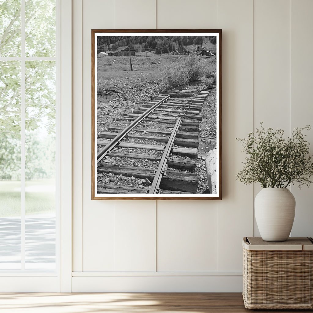 Abandoned Railroad Tracks to Deserted Mine San Juan County 1940 - Available at KNOWOL