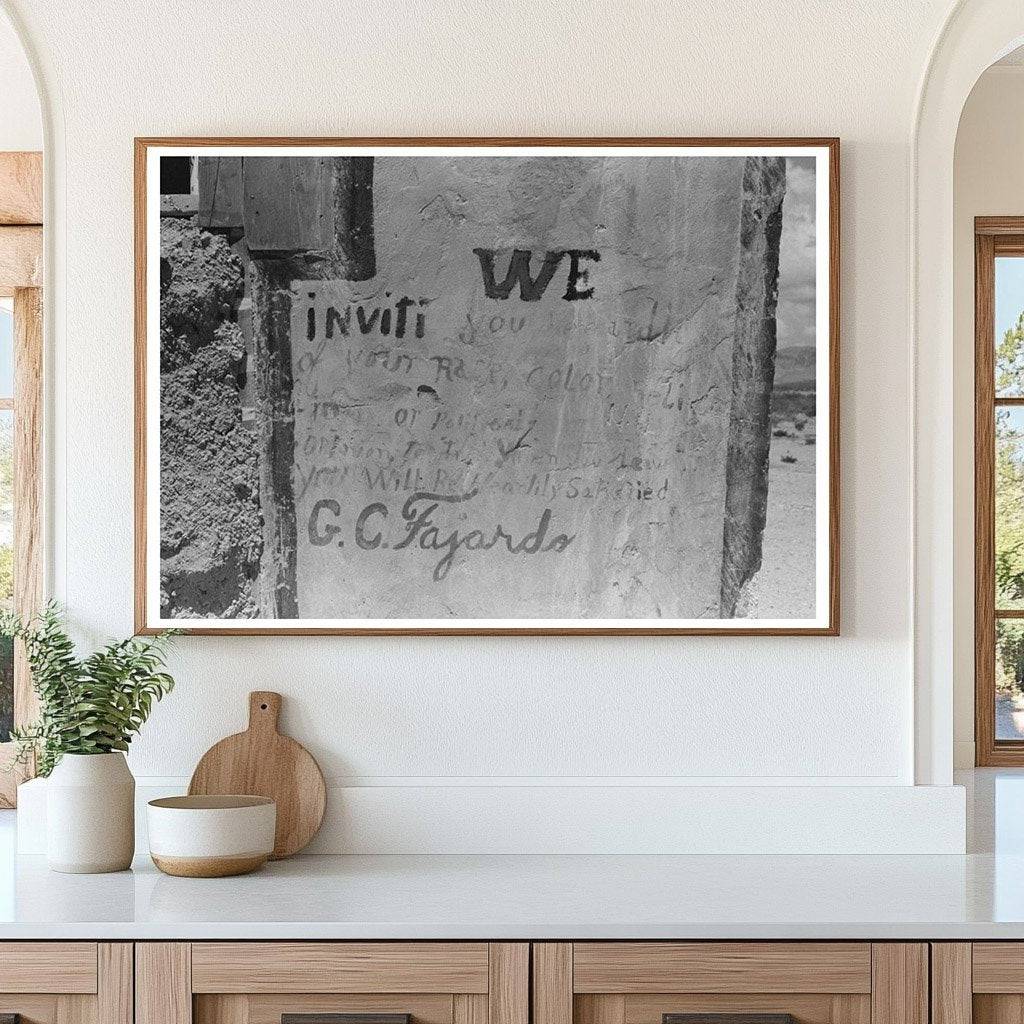 Abandoned Roadside Stand U.S. 85 Hatch NM August 1939 - Available at KNOWOL