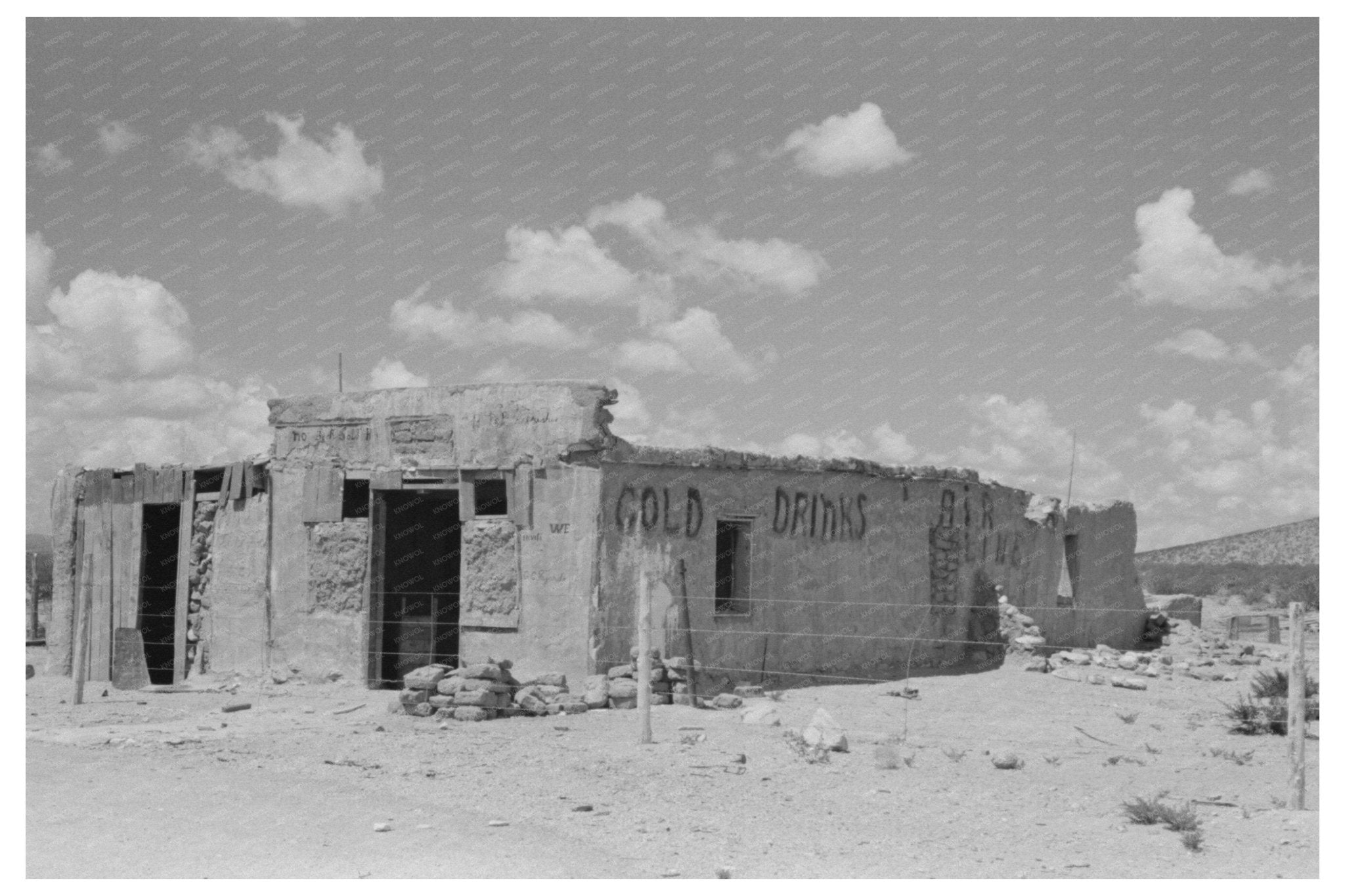 Abandoned Roadside Stand U.S. Route 85 New Mexico 1939 - Available at KNOWOL