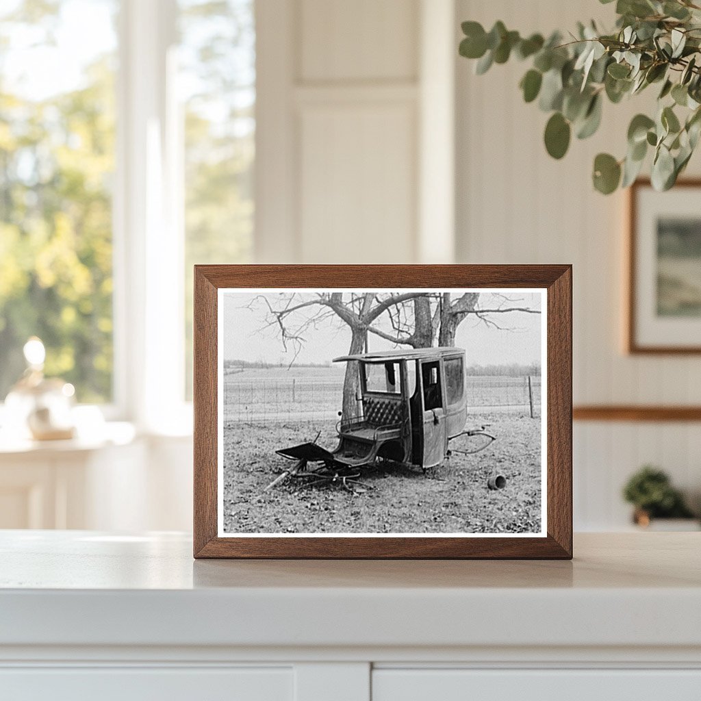 Abandoned Shay in Smithland Indiana February 1937 - Available at KNOWOL