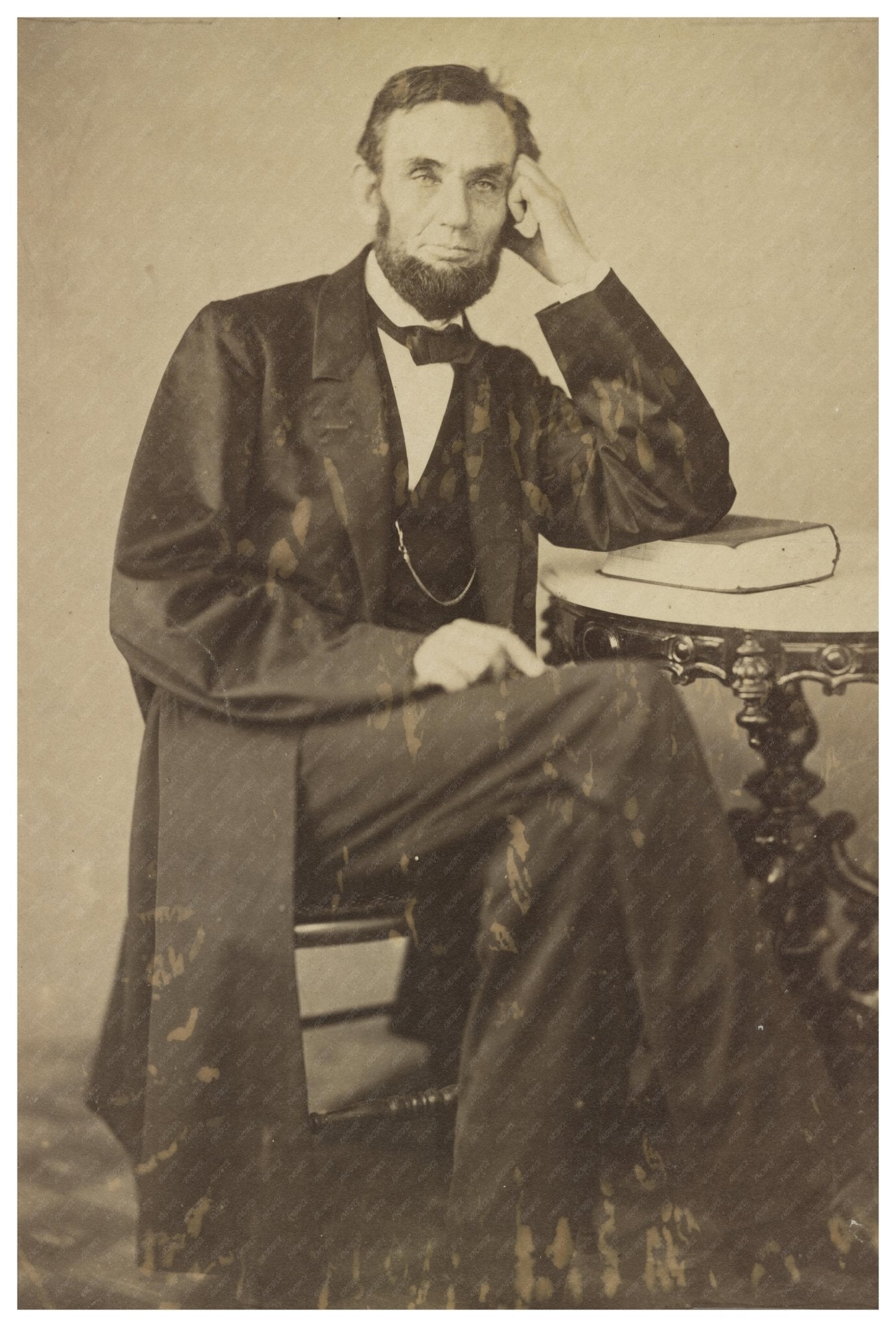 Abraham Lincoln Portrait August 9 1863 Vintage Image - Available at KNOWOL