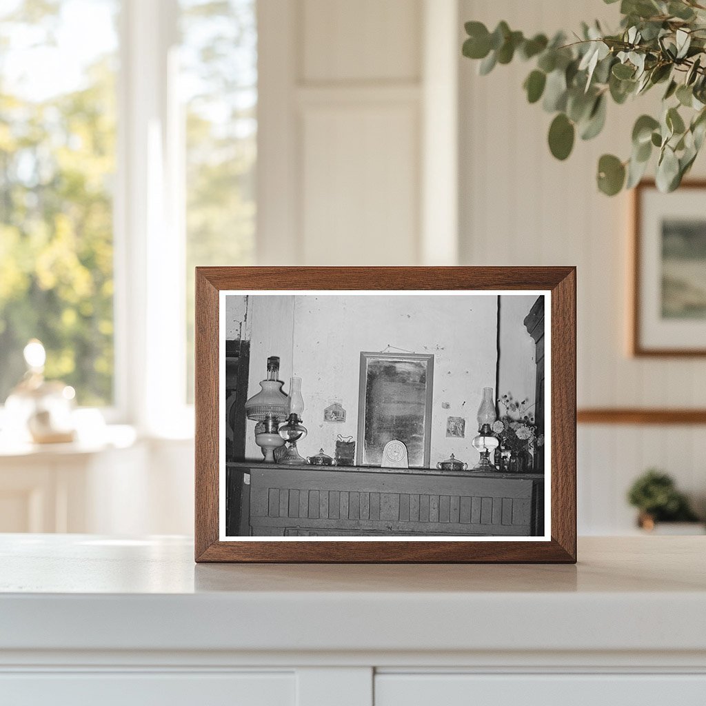 Acadian Home Fireplace Breaux Bridge Louisiana 1938 - Available at KNOWOL