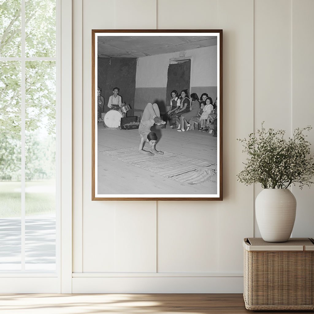 Acrobat at Spanish - American Show in Penasco 1940 - Available at KNOWOL