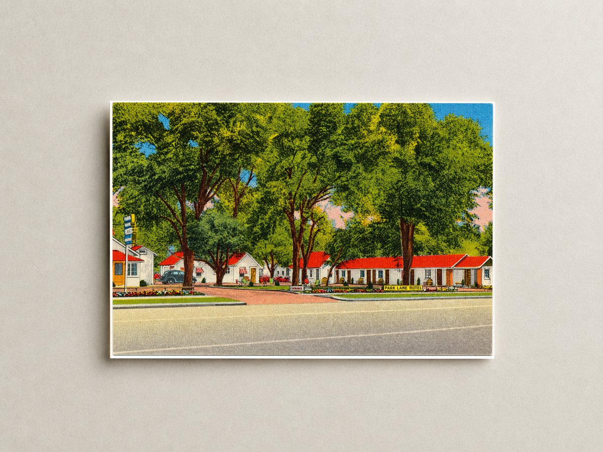 Cañon City, CO: Park Lane Motel, 1401 Main, a shady place to relax, a better place to sleep, one of Canon