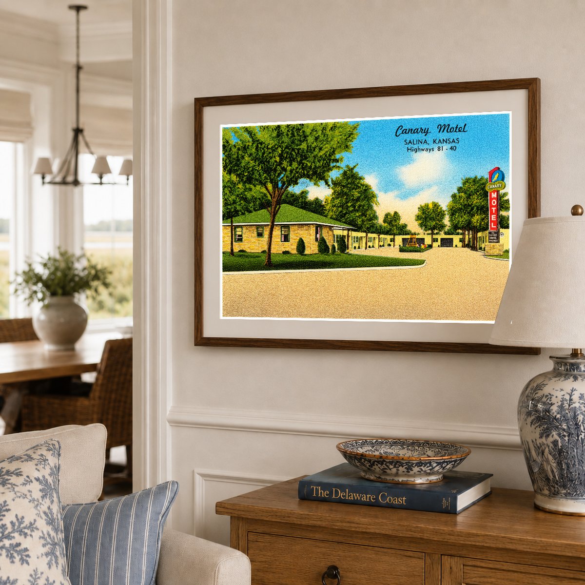 Salina, KS: Canary Motel, Salina, Kansas, Highways 81-40