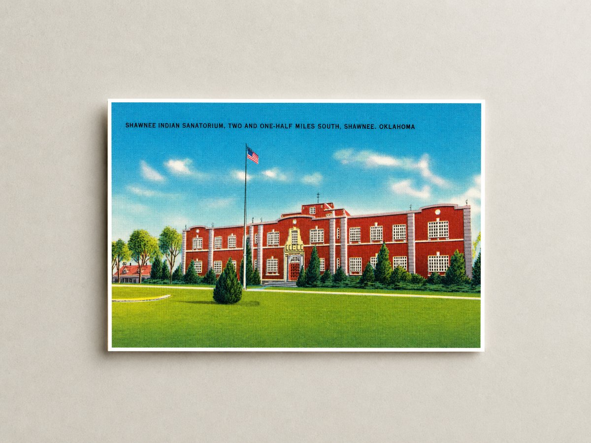 Shawnee, OK: Shawnee Indian Sanatorium, two and one-half miles south