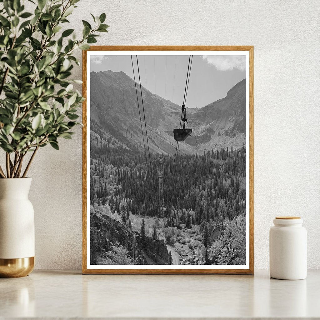 Aerial Tram for Ore Transport in San Juan County 1940 - Available at KNOWOL