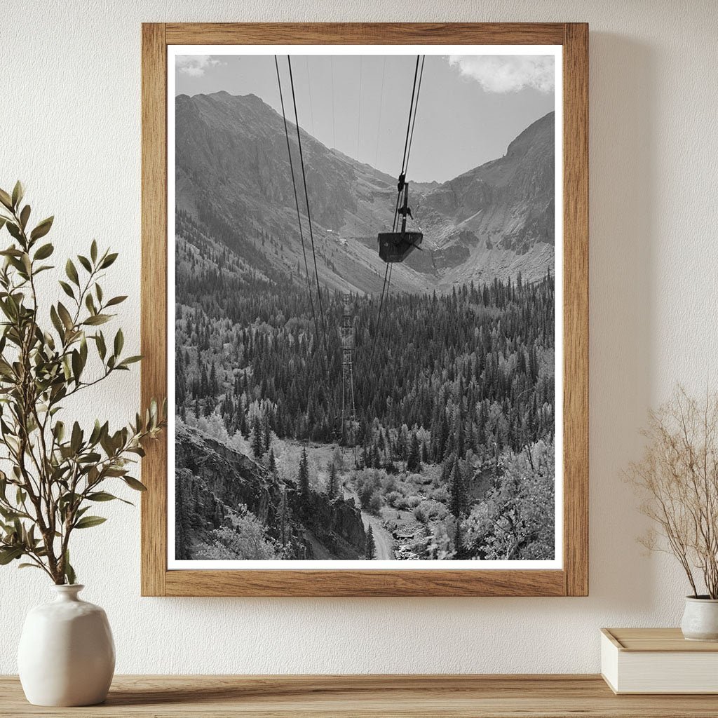 Aerial Tram for Ore Transport in San Juan County 1940 - Available at KNOWOL