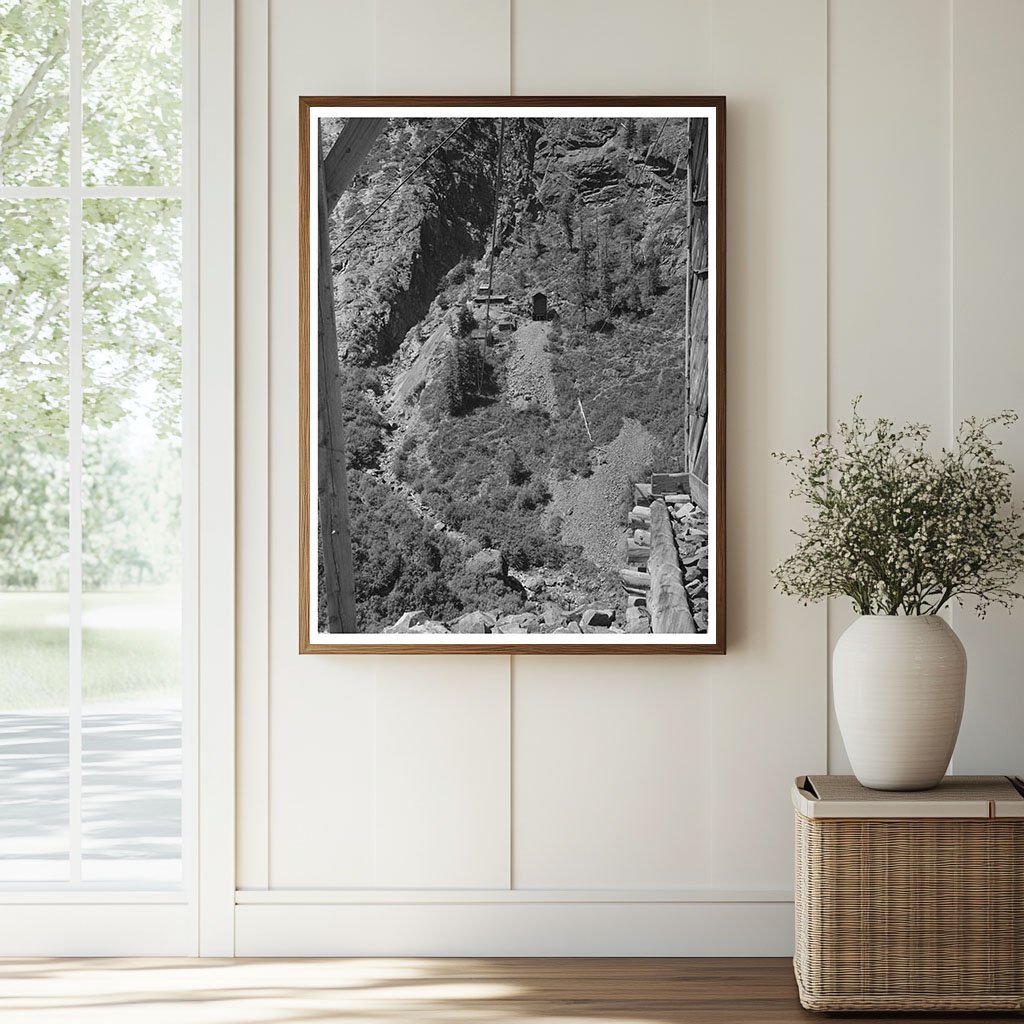 Aerial Tram to Abandoned Gold Mine Ouray County 1940 - Available at KNOWOL