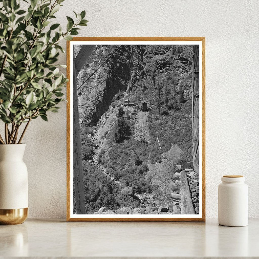 Aerial Tram to Abandoned Gold Mine Ouray County 1940 - Available at KNOWOL