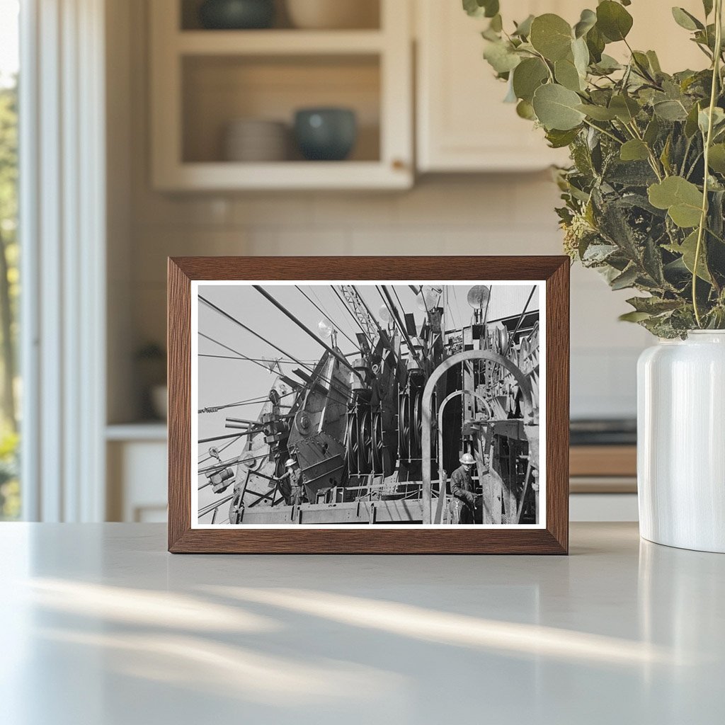 Aerial Tram Wheelhouse at Shasta Dam December 1941 - Available at KNOWOL