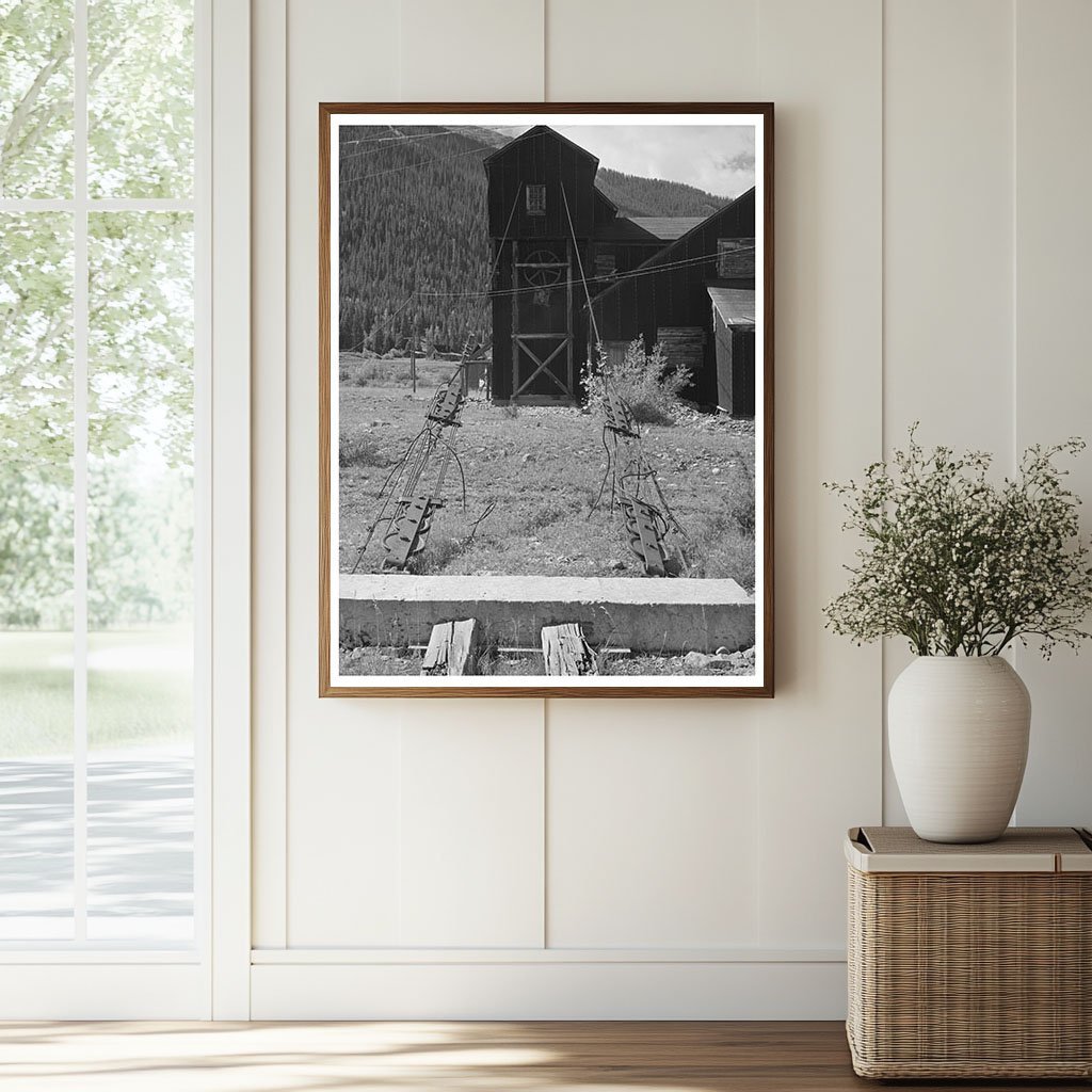 Aerial Tramway Cable Supports September 1940 San Juan County - Available at KNOWOL