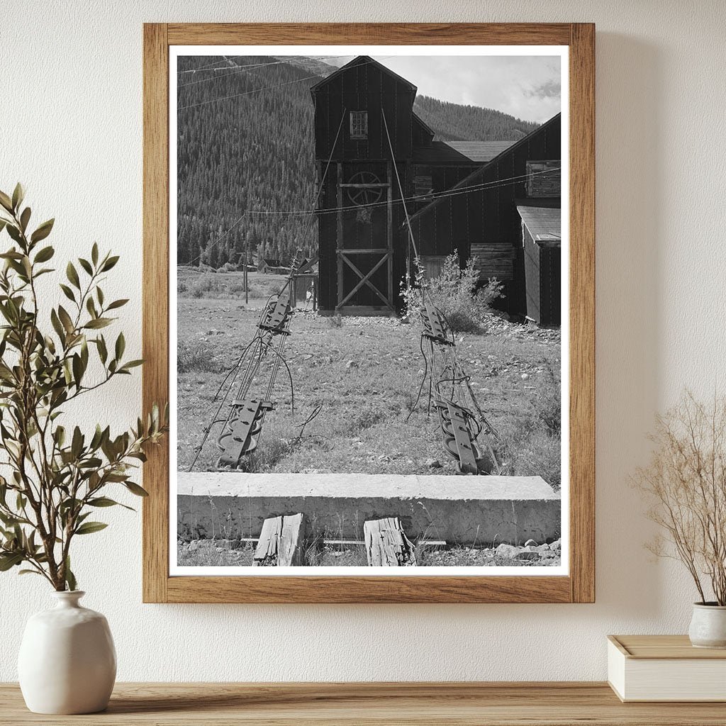 Aerial Tramway Cable Supports September 1940 San Juan County - Available at KNOWOL