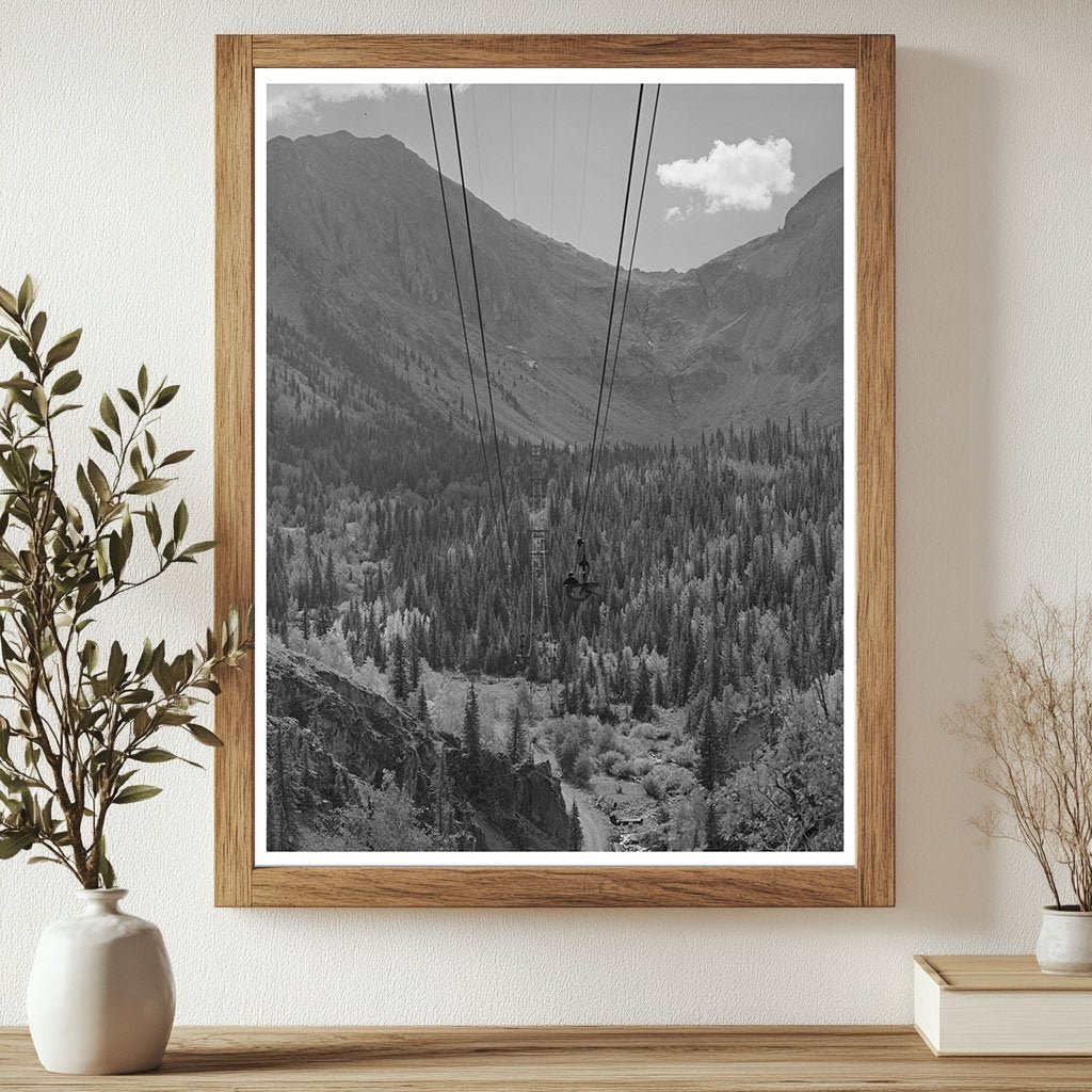 Aerial Tramway Ore Transport San Juan County Colorado 1940 - Available at KNOWOL