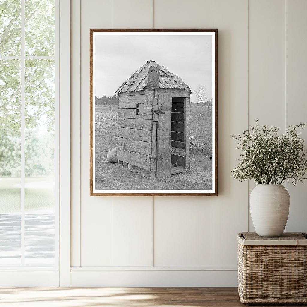 African American Sharecropper Privy Marshall Texas 1939 - Available at KNOWOL