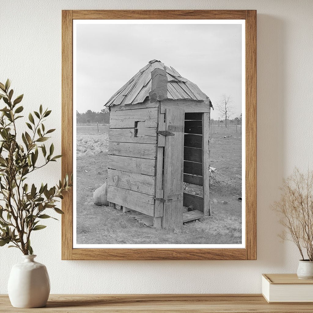 African American Sharecropper Privy Marshall Texas 1939 - Available at KNOWOL