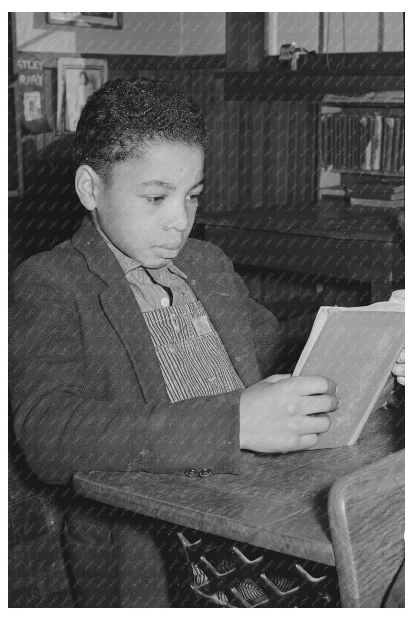 African American Student in Creek County Oklahoma 1940 - Available at KNOWOL