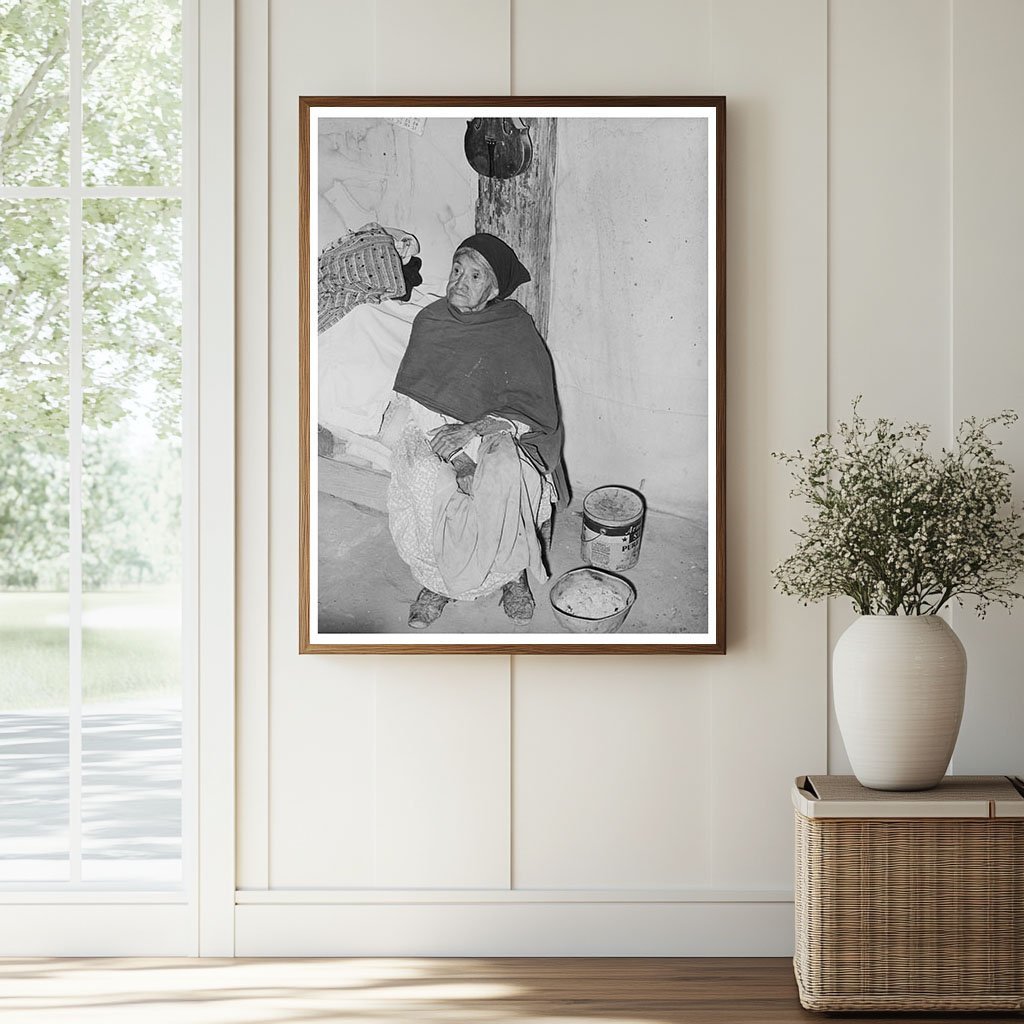 Aged Mexican Woman in Crystal City Texas 1939 - Available at KNOWOL