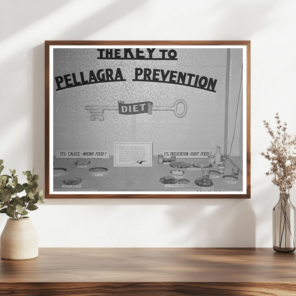 Agricultural Exhibit Poster South Louisiana Fair 1938 - Available at KNOWOL