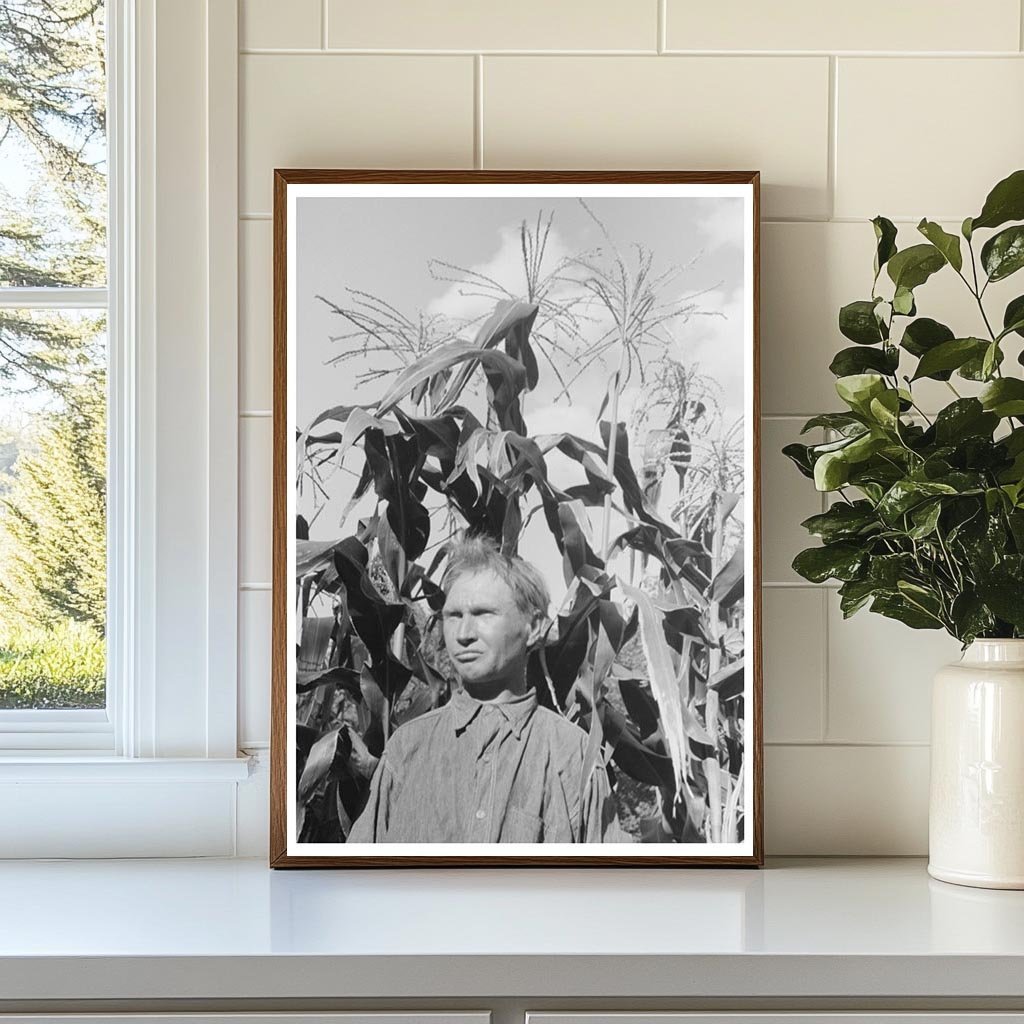 Agricultural Laborer in Cornfield Oklahoma City 1939 - Available at KNOWOL