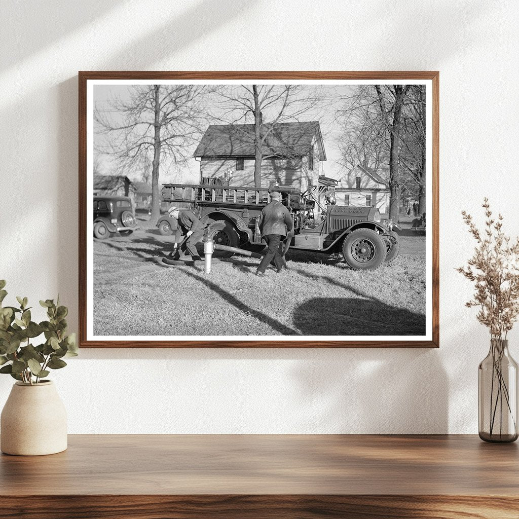 Aledo Illinois Volunteer Fire Department November 1936 - Available at KNOWOL