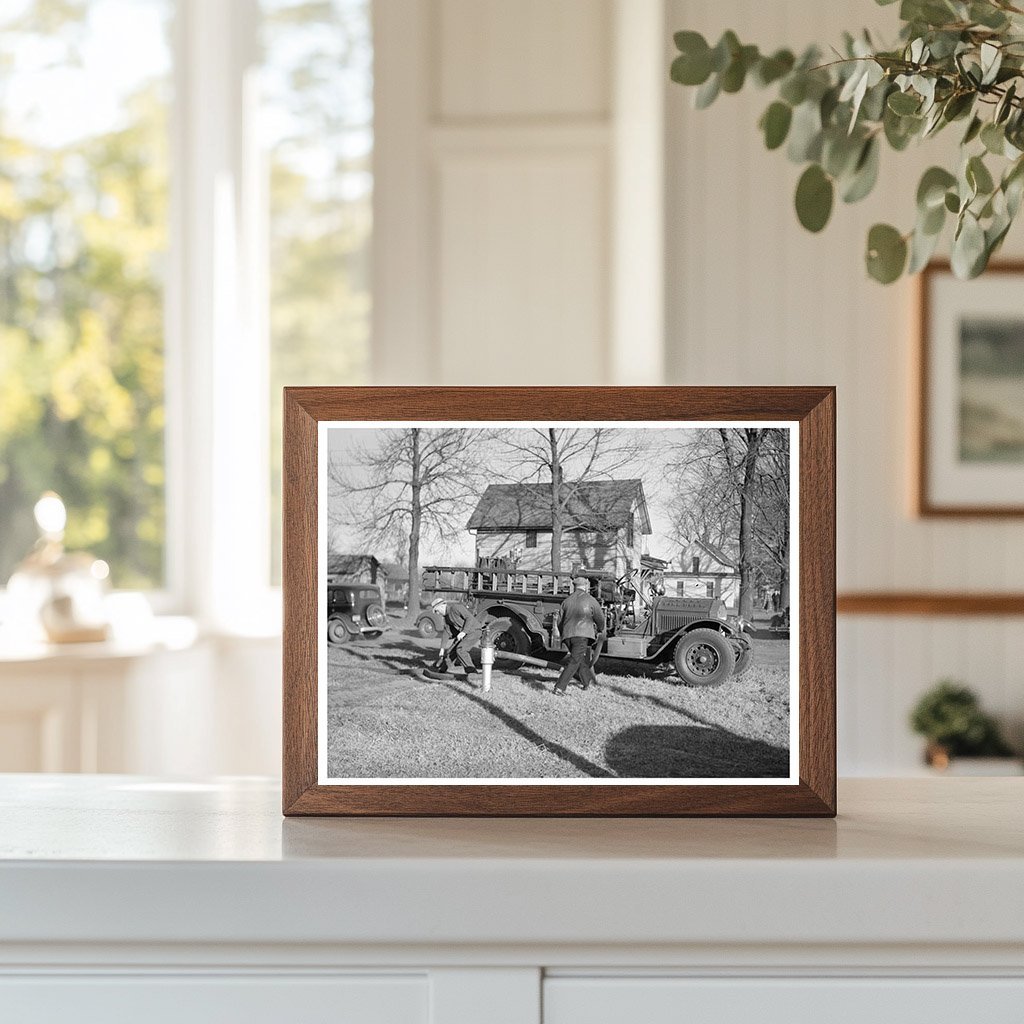 Aledo Illinois Volunteer Fire Department November 1936 - Available at KNOWOL