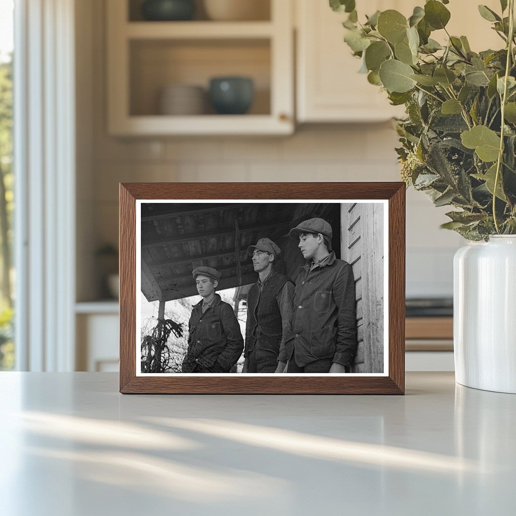 Alfred Atkinson and Sons in 1936 Iowa Family Life - Available at KNOWOL
