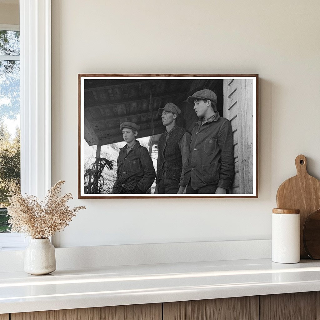 Alfred Atkinson and Sons in 1936 Iowa Family Life - Available at KNOWOL