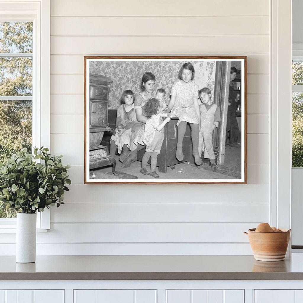 Alfred Atkinson Family Farming in Iowa January 1937 - Available at KNOWOL