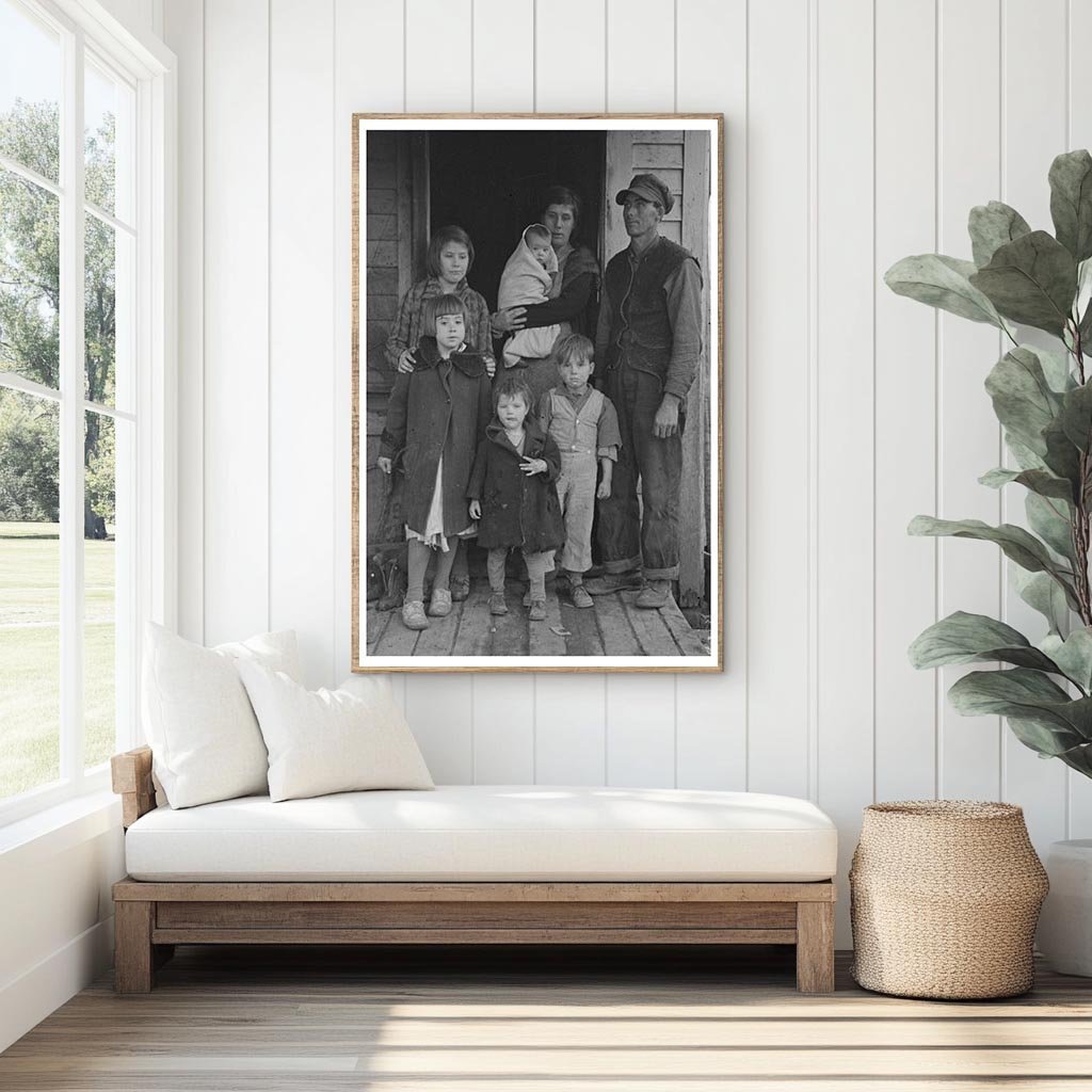 Alfred Atkinson Family Tenant Farmers Iowa 1936 - Available at KNOWOL