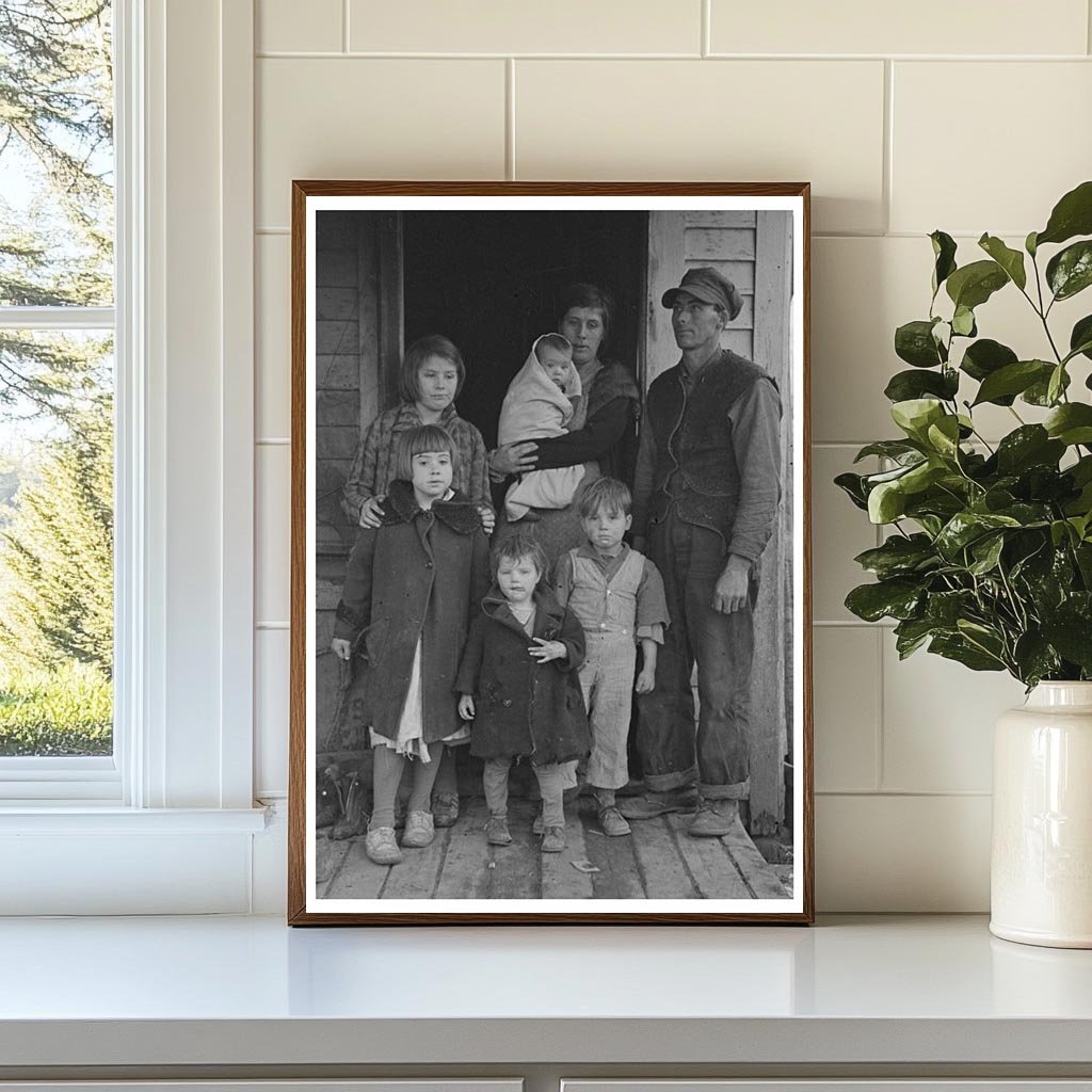 Alfred Atkinson Family Tenant Farmers Iowa 1936 - Available at KNOWOL