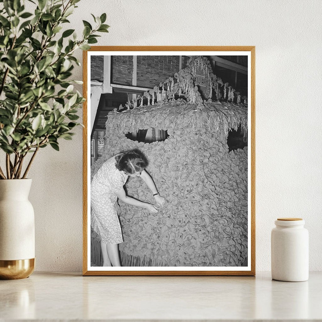 American Legion Auxiliary Float at National Rice Festival 1938 - Available at KNOWOL