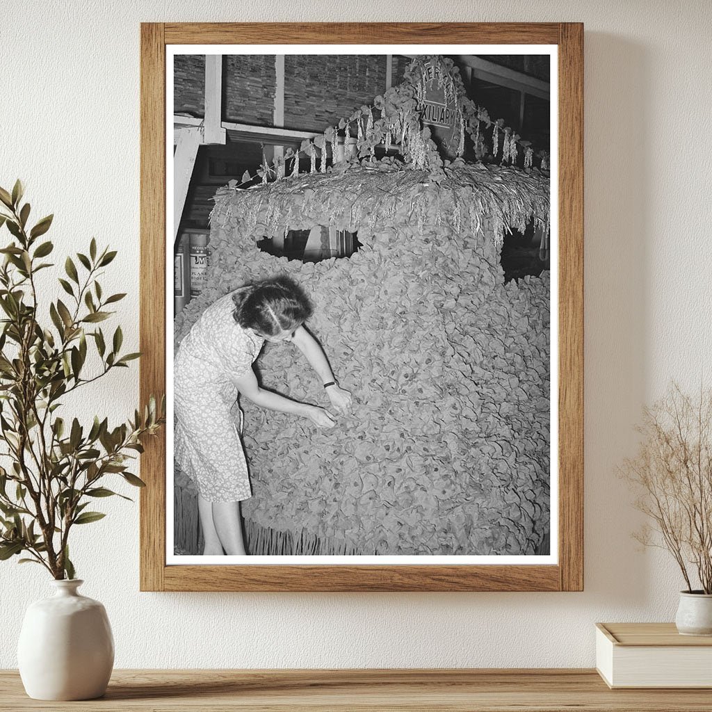 American Legion Auxiliary Float at National Rice Festival 1938 - Available at KNOWOL