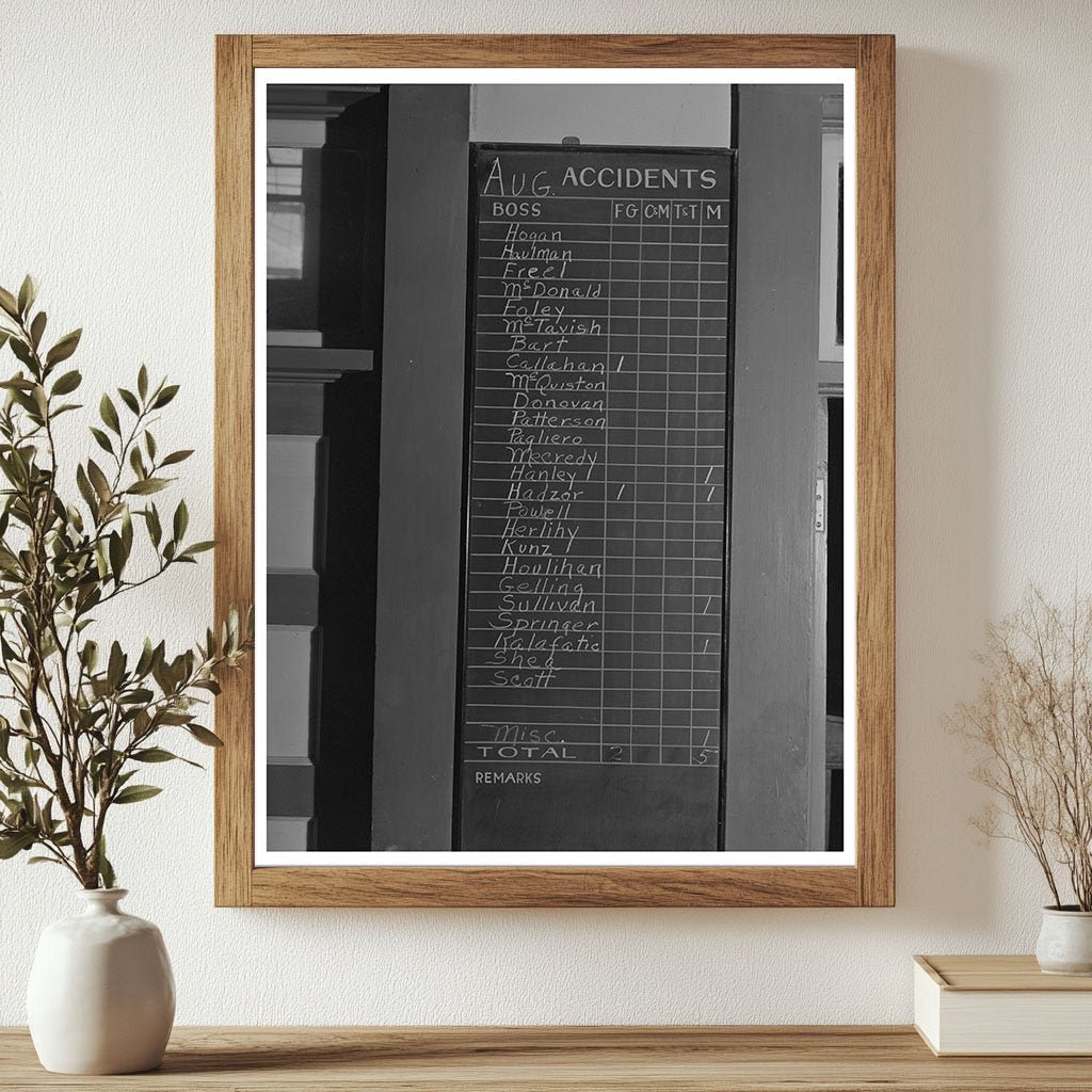 Anaconda Copper Mining Company Bulletin Board 1942 - Available at KNOWOL