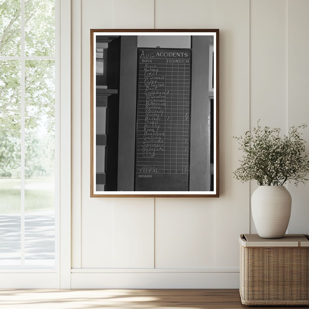 Anaconda Copper Mining Company Bulletin Board 1942 - Available at KNOWOL