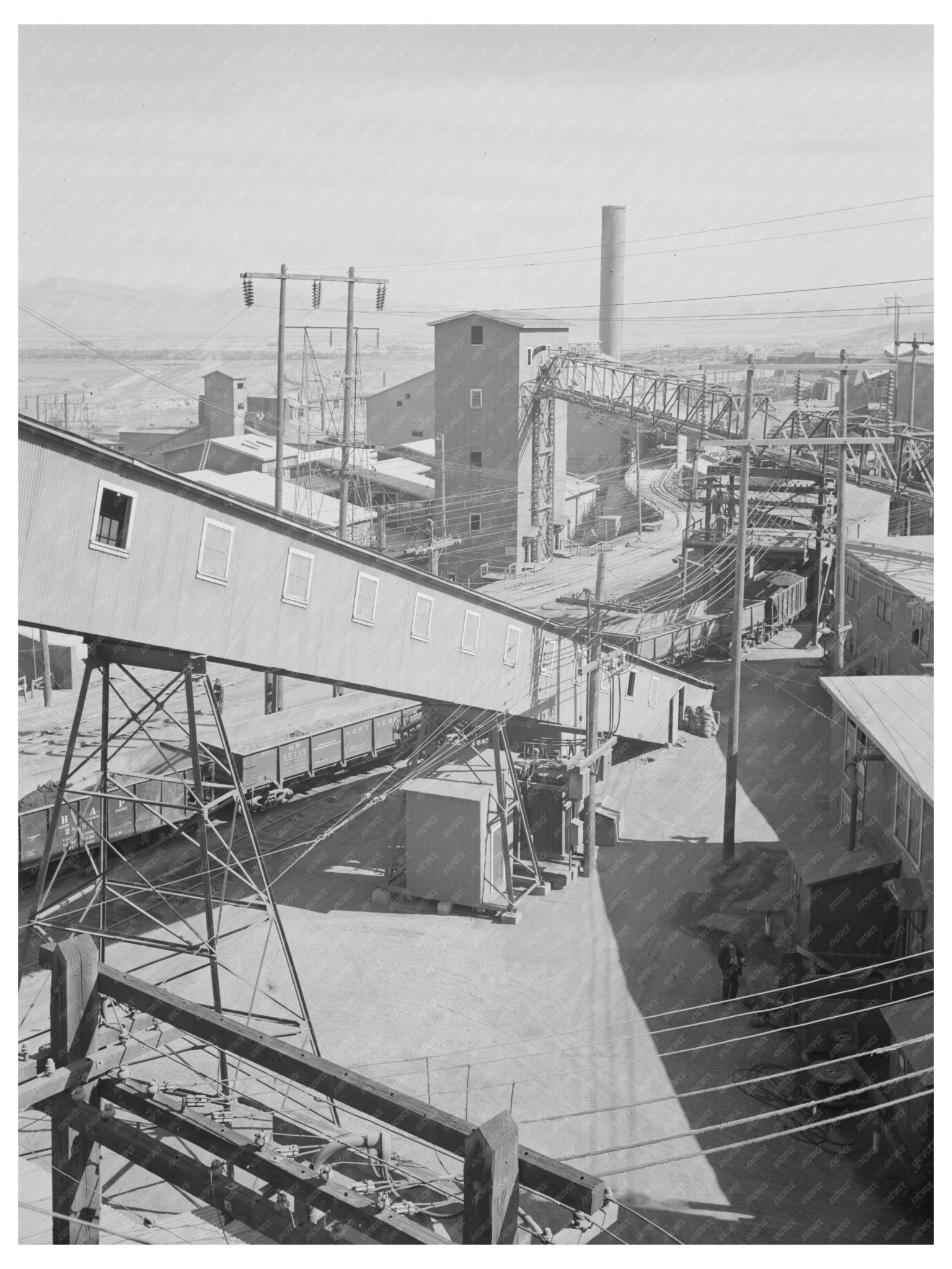 Anaconda Copper Smelter Montana September 1942 Photo - Available at KNOWOL