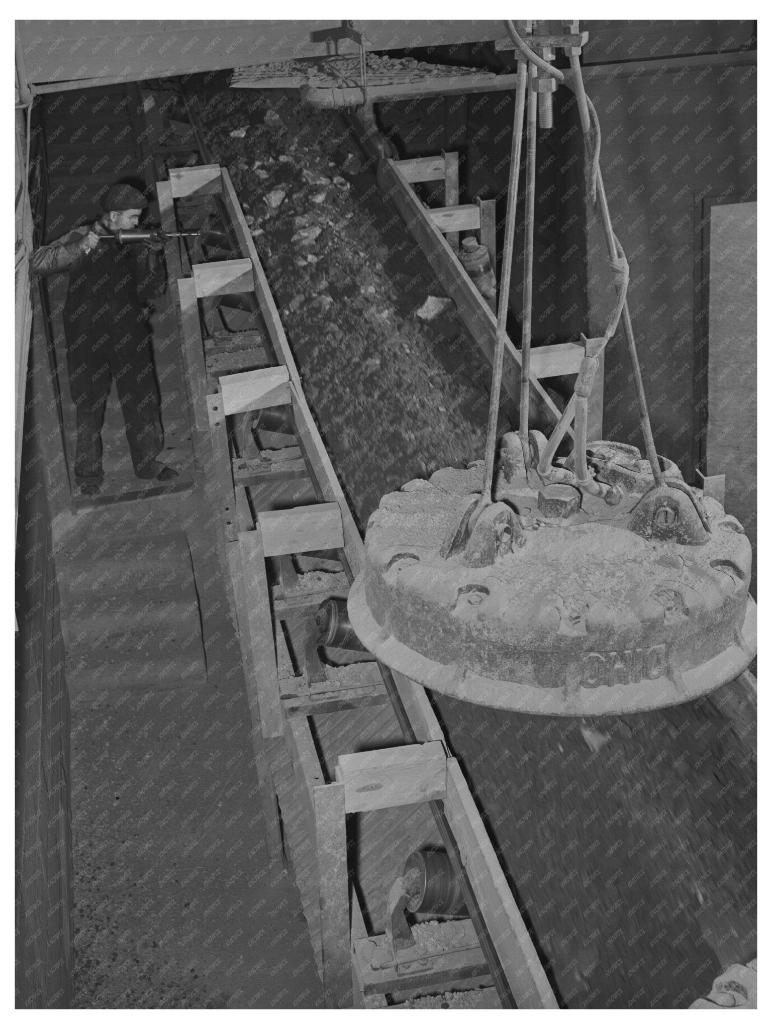 Anaconda Smelter Electromagnet September 1942 - Available at KNOWOL