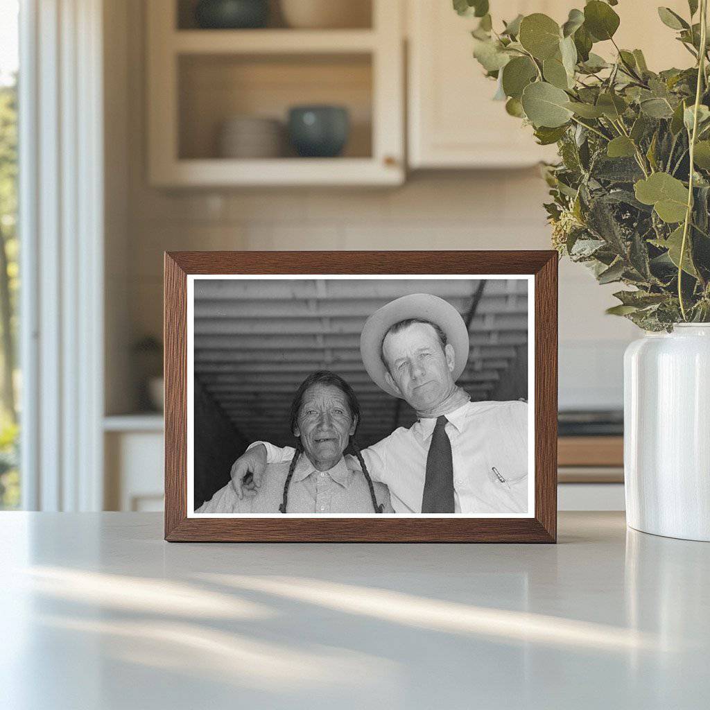 Anglo - American Native American Interaction Taos 1940 - Available at KNOWOL