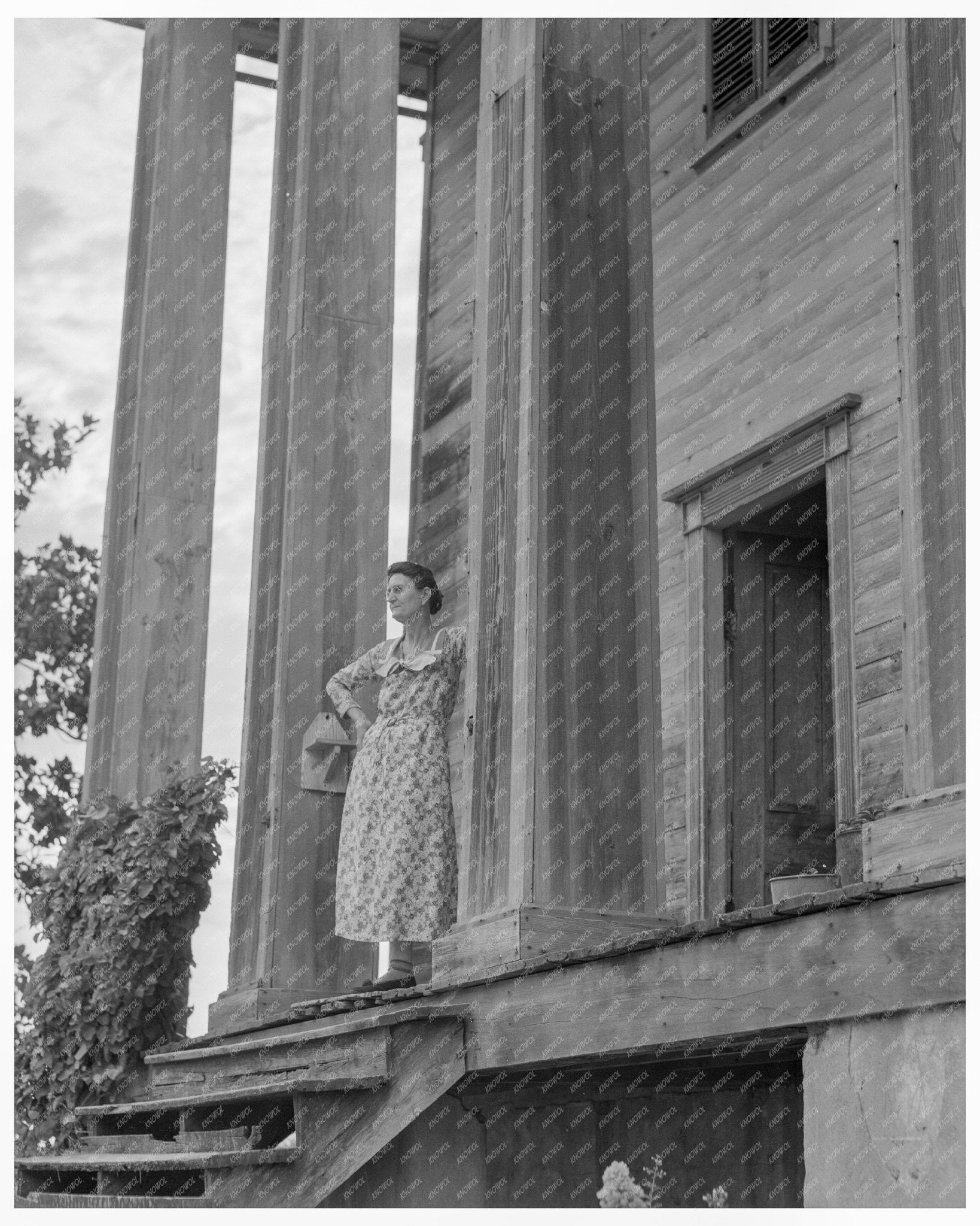 Antebellum Plantation House in Greene County Georgia July 1937 Vintage Photograph - Available at KNOWOL