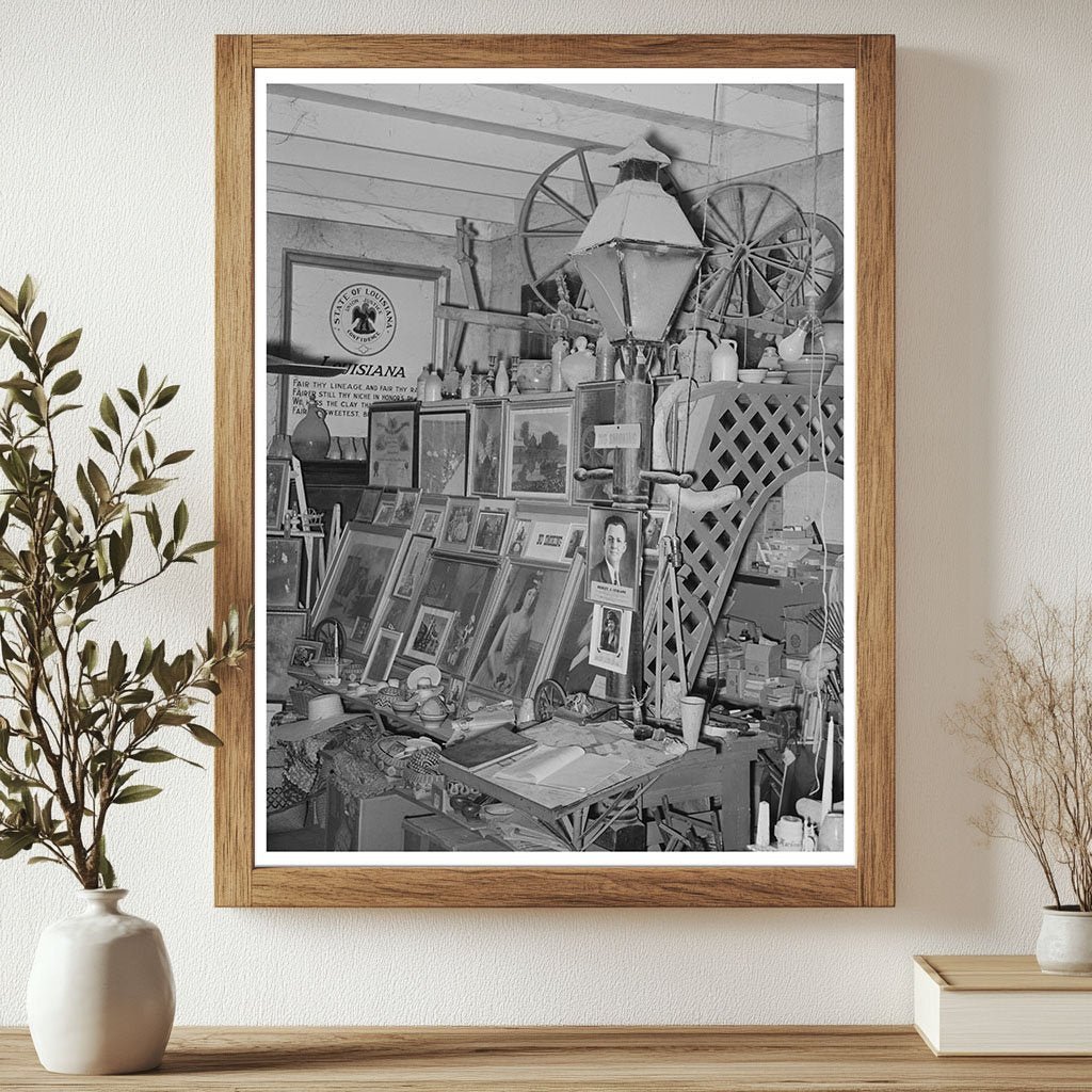 Antique Store and Evangeline Museum Saint Martinville 1938 - Available at KNOWOL