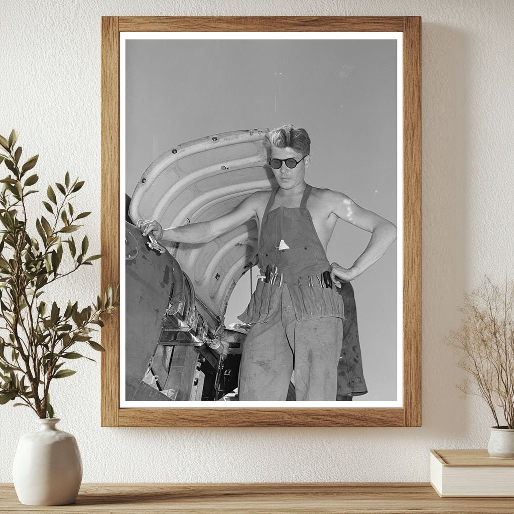 Armorer and Mechanic at Edwards Air Force Base May 1942 - Available at KNOWOL