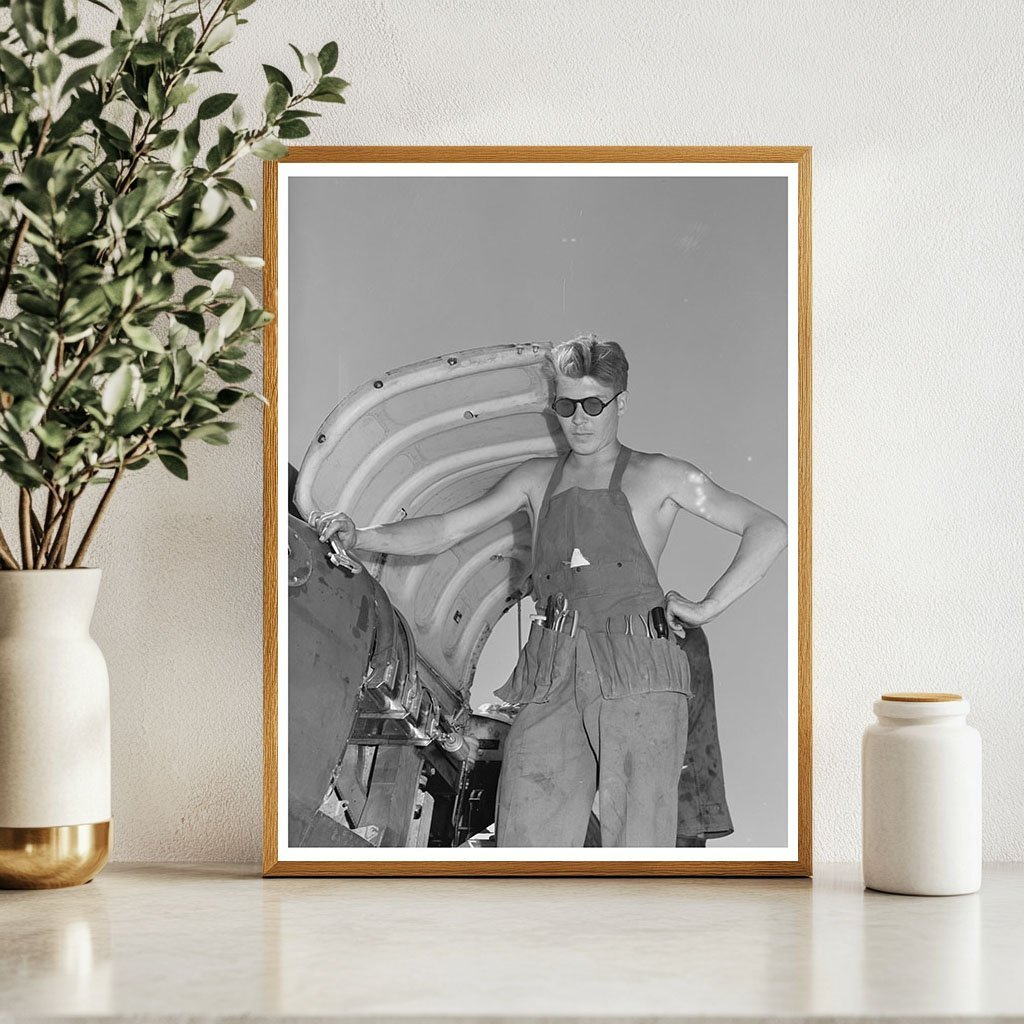 Armorer and Mechanic at Edwards Air Force Base May 1942 - Available at KNOWOL