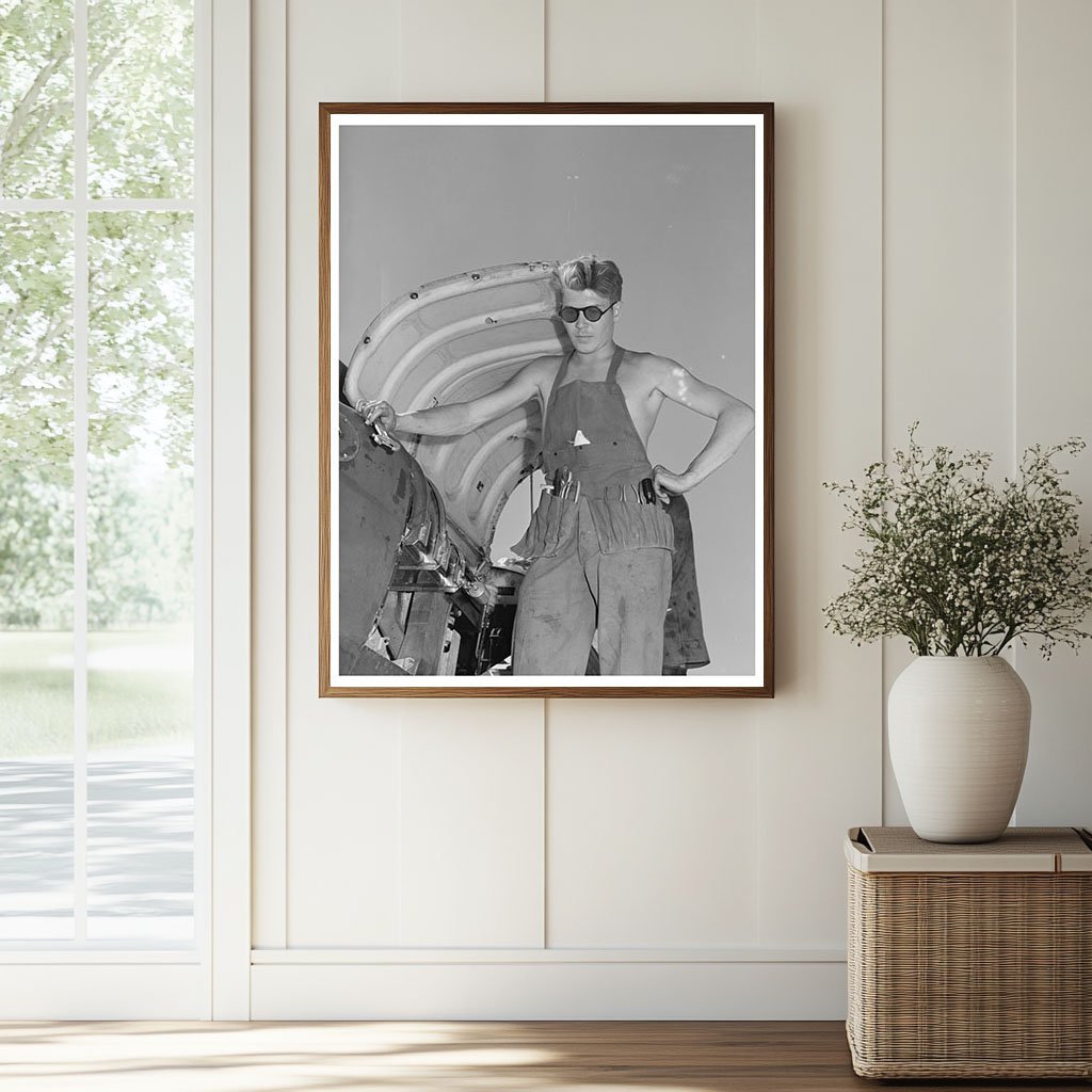 Armorer and Mechanic at Edwards Air Force Base May 1942 - Available at KNOWOL