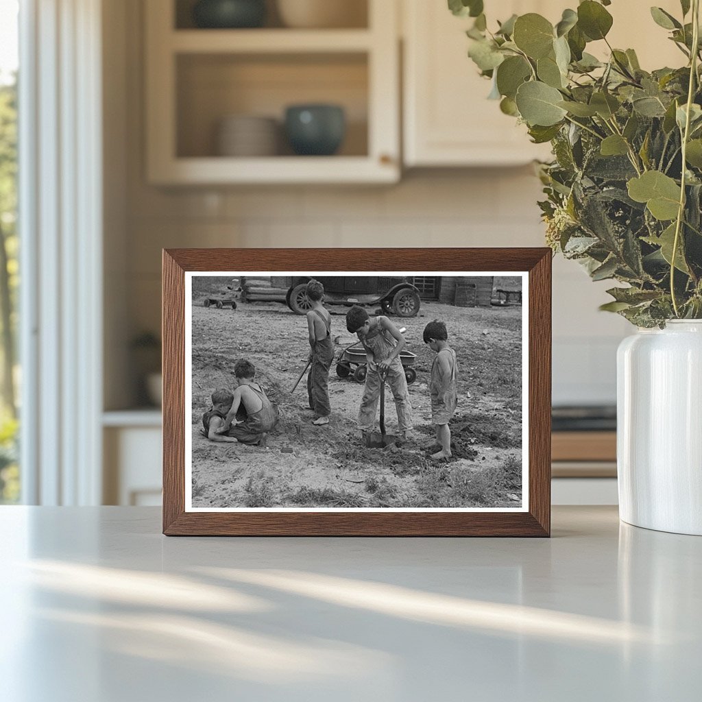 Art Simplots Children Black River Falls Wisconsin 1937 - Available at KNOWOL