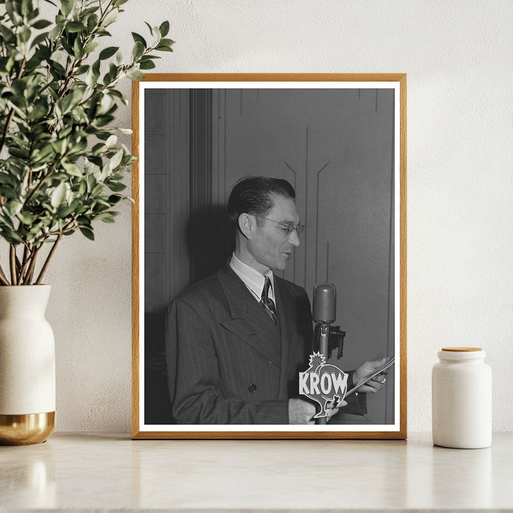 Arthus V. Avila Portuguese Radio Host Oakland 1942 - Available at KNOWOL